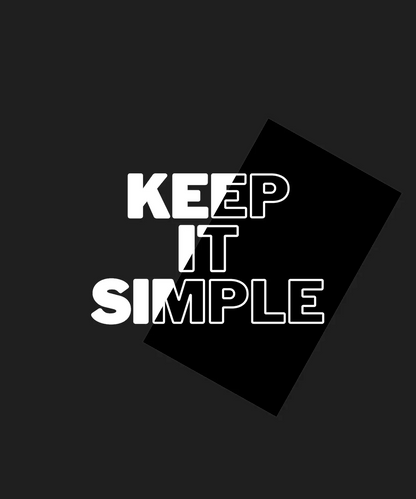 Keep It Simple - DTF Ready to Press - Heat Press Transfer