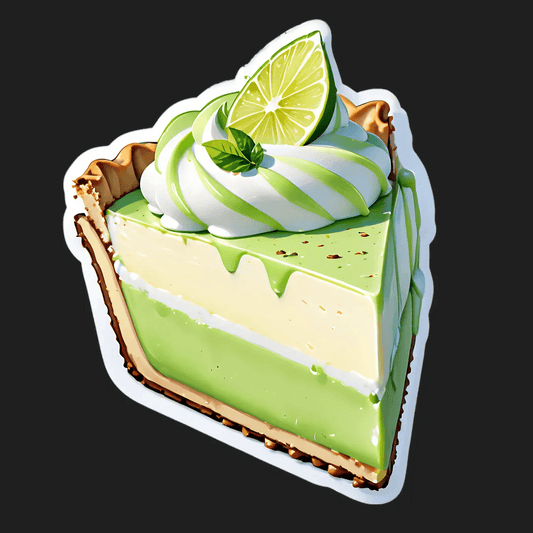 Key Lime Pie Slice - Sticker - Heat Press Transfer