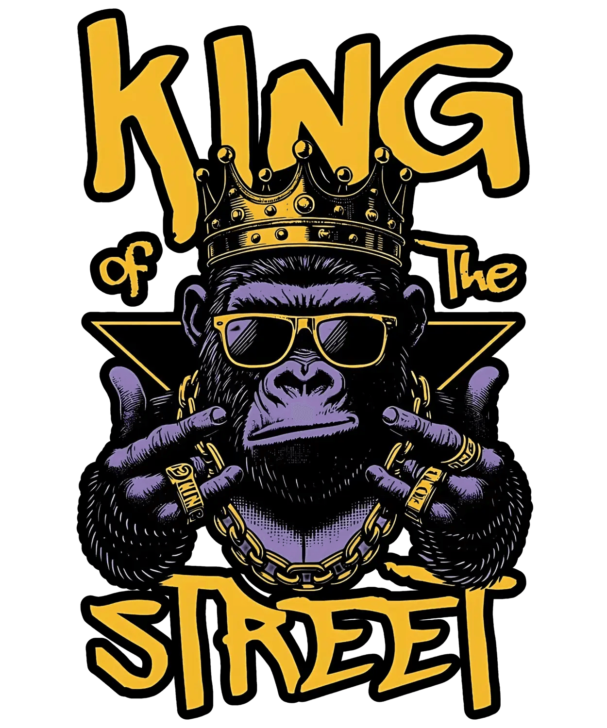 King of the Street - DTF Ready to Press - Heat Press Transfer