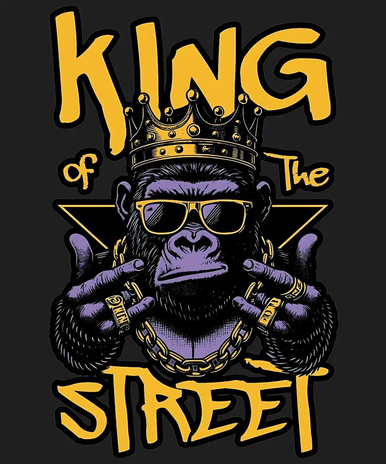 King of the Street - DTF Ready to Press - Heat Press Transfer