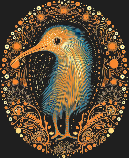Kiwi Bird Artwork - DTF Ready to Press - Heat Press Transfer