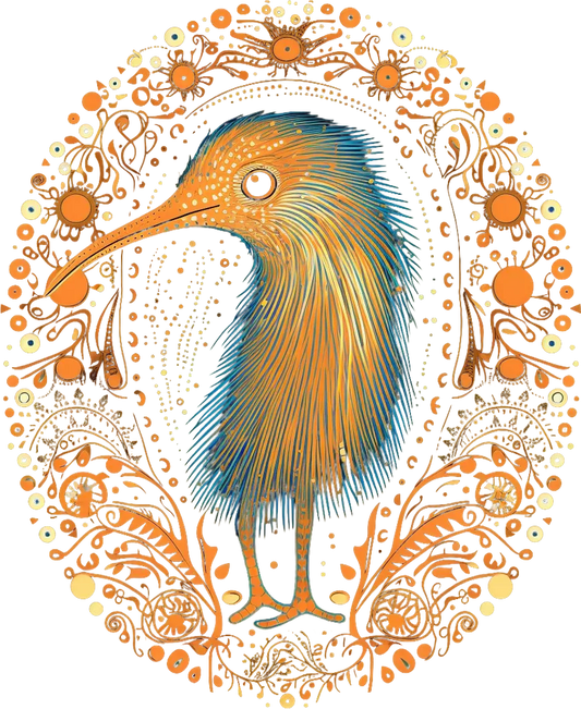Kiwi Bird Artwork - DTF Ready to Press - Heat Press Transfer