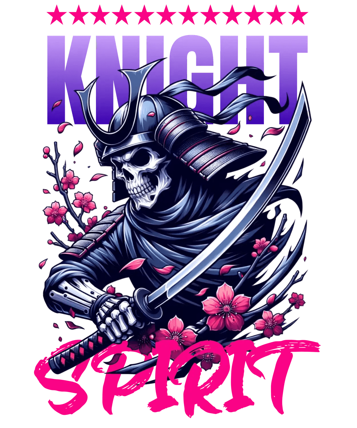 Knight Spirit - DTF Ready to Press - Heat Press Transfer