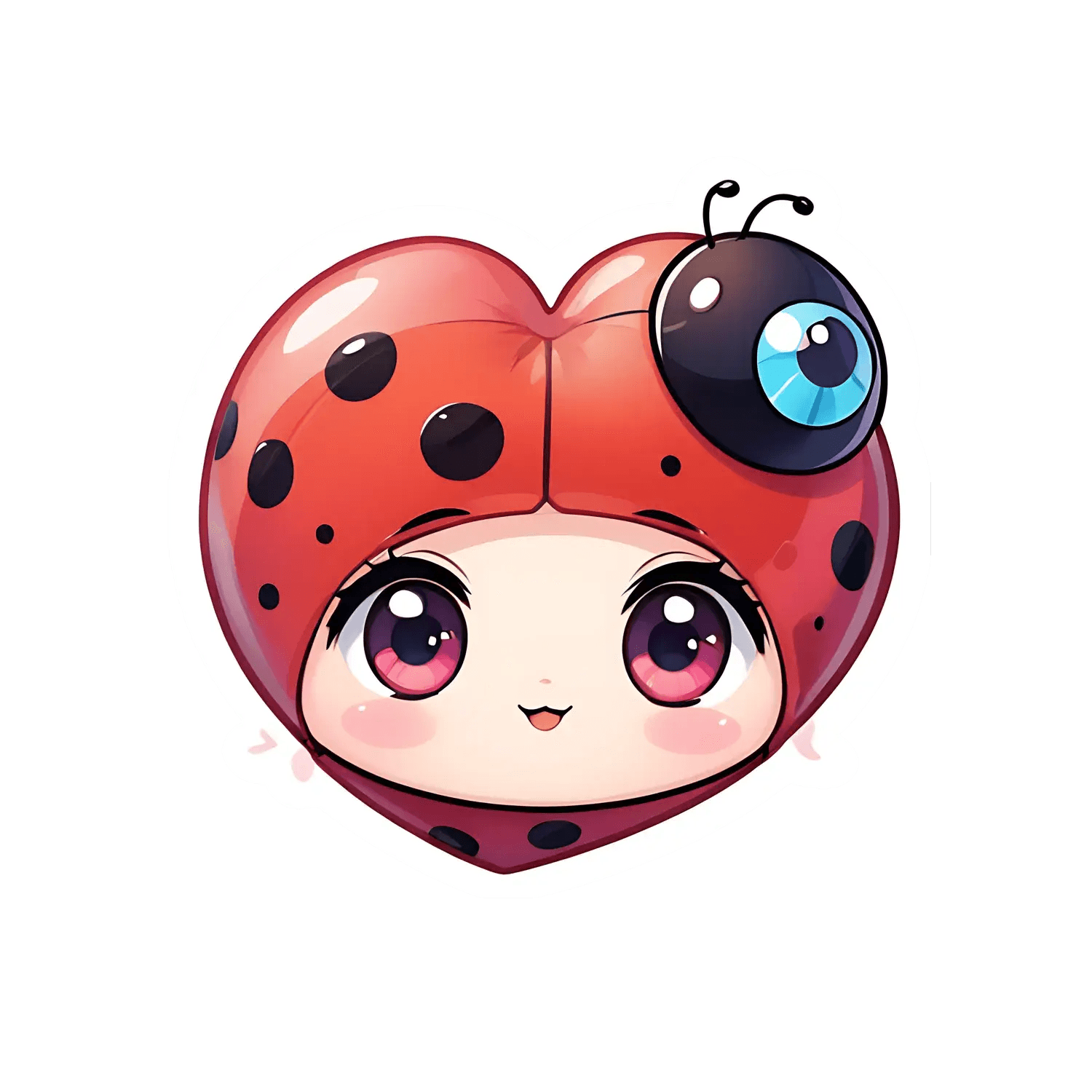 Ladybug Charm - Sticker - Heat Press Transfer