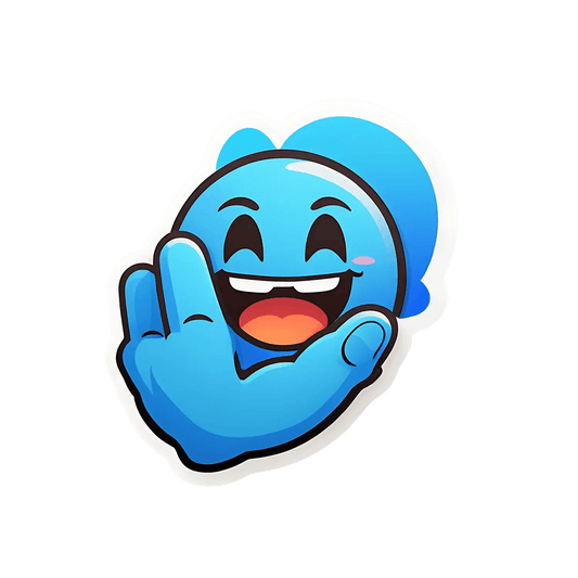 Laughing Emoji Sticker - UV DTF - Heat Press Transfer