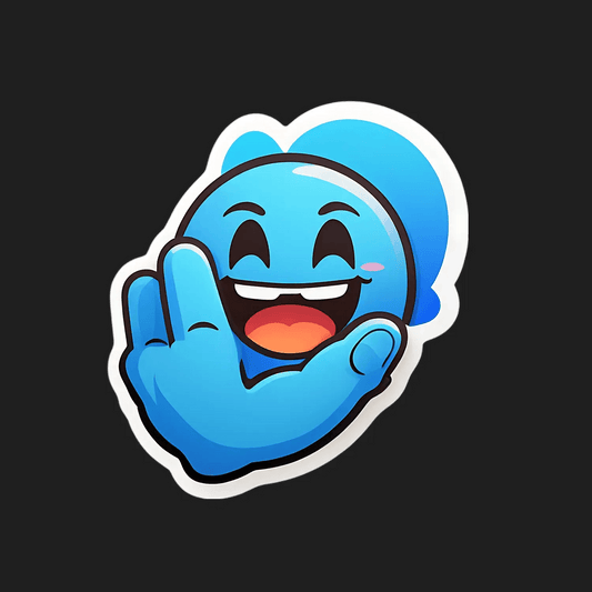 Laughing Emoji Sticker - UV DTF - Heat Press Transfer
