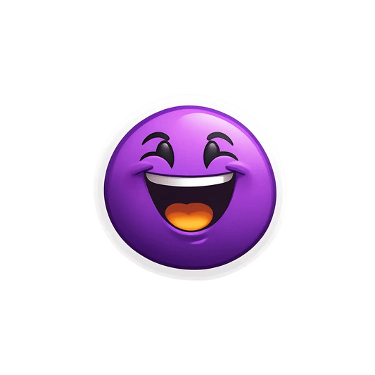 Laughing Emoji Sticker - UV DTF - Heat Press Transfer