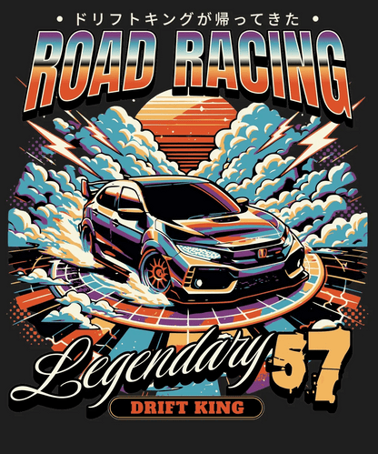 Legendary 57 Drift King - DTF Ready to Press - Heat Press Transfer