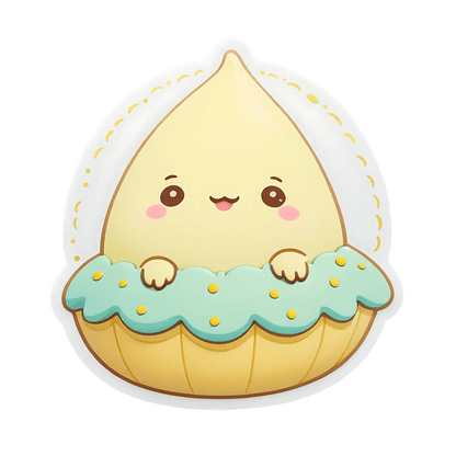 Lemon Pie Cute - Sticker - Heat Press Transfer