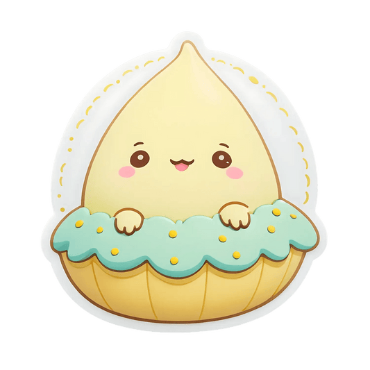 Lemon Pie Cute - Sticker - Heat Press Transfer