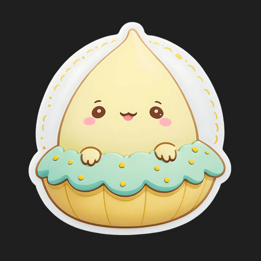 Lemon Pie Cute - Sticker - Heat Press Transfer