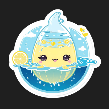 Lemonade Charm - Cute Sticker - Heat Press Transfer