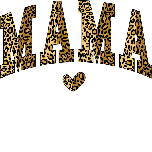 Leopard Mama Design - DTF Ready To Press - Heat Press Transfer