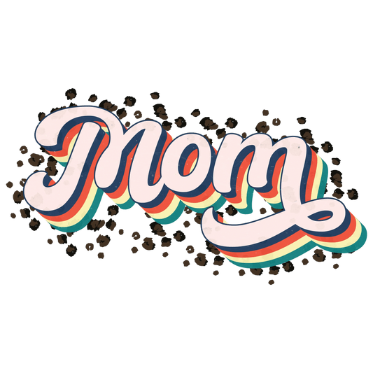 Leopard Mom Design - DTF Ready To Press - Heat Press Transfer