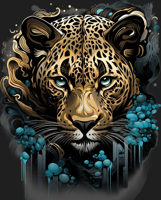 Leopard Fantasy - DTF Ready to Press - Heat Press Transfer