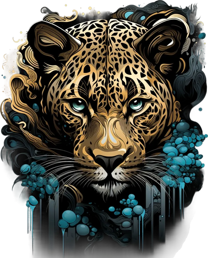 Leopard Fantasy - DTF Ready to Press - Heat Press Transfer