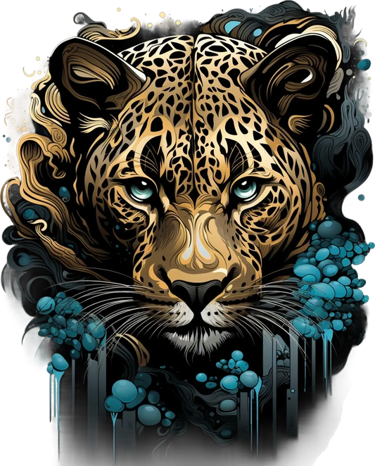 Leopard Fantasy - DTF Ready to Press - Heat Press Transfer