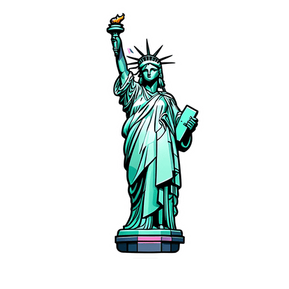 Liberty Artwork - UV DTF Sticker - Heat Press Transfer