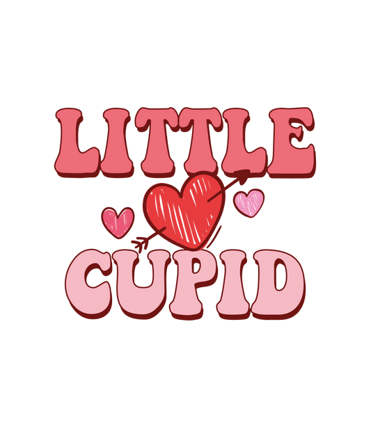 Little Cupid Valentine's Day Design - DTF Ready To Press - Heat Press Transfer