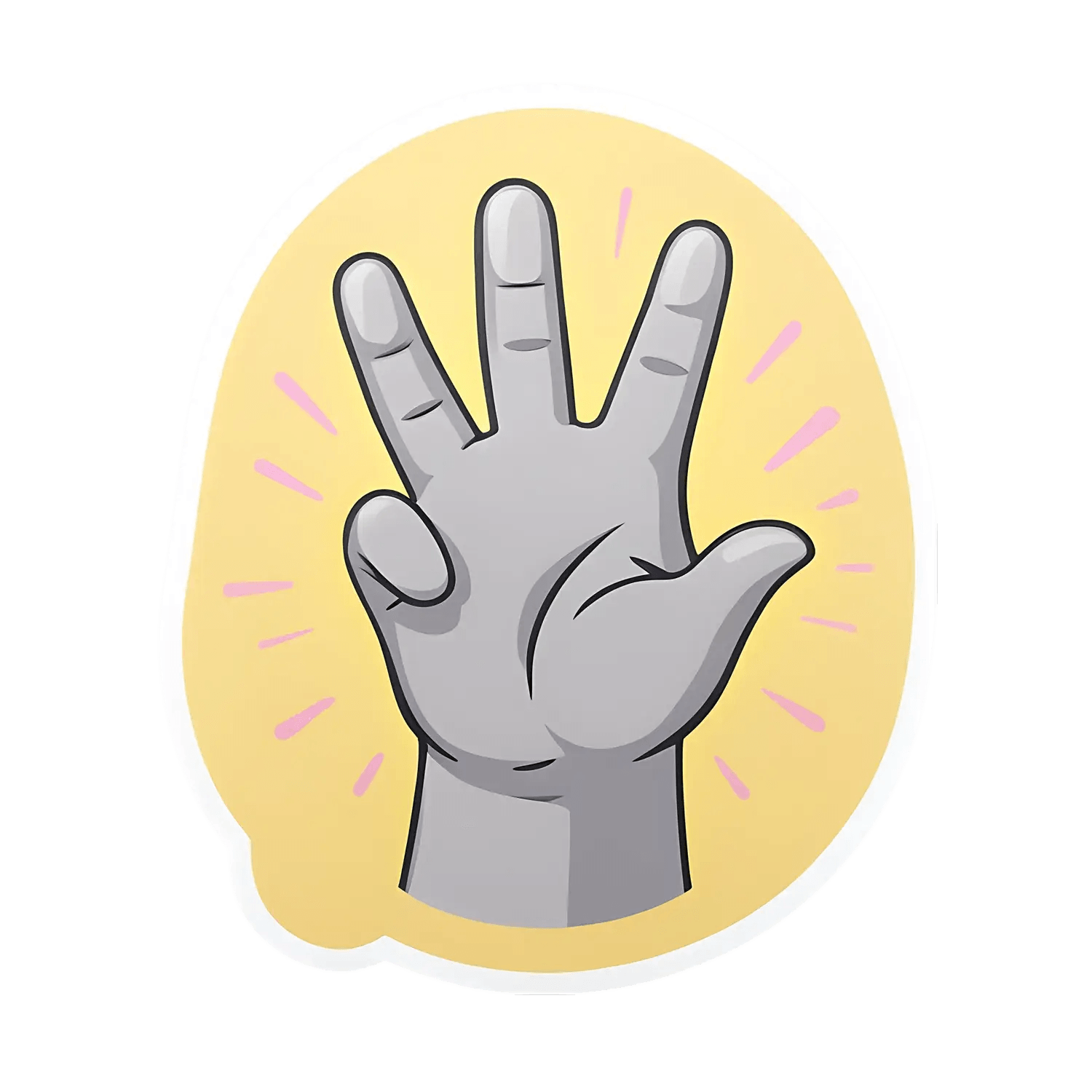 Live Long Spock - Sticker - Heat Press Transfer