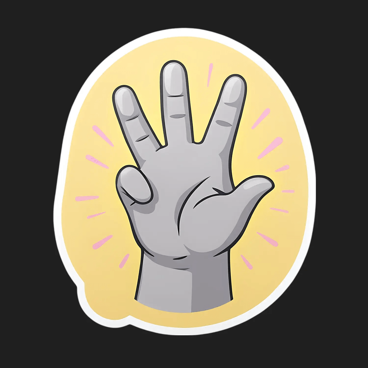 Live Long Spock - Sticker - Heat Press Transfer