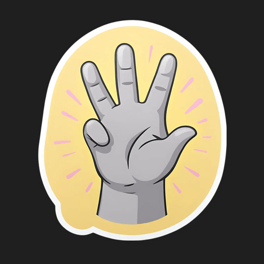 Live Long Spock - Sticker - Heat Press Transfer
