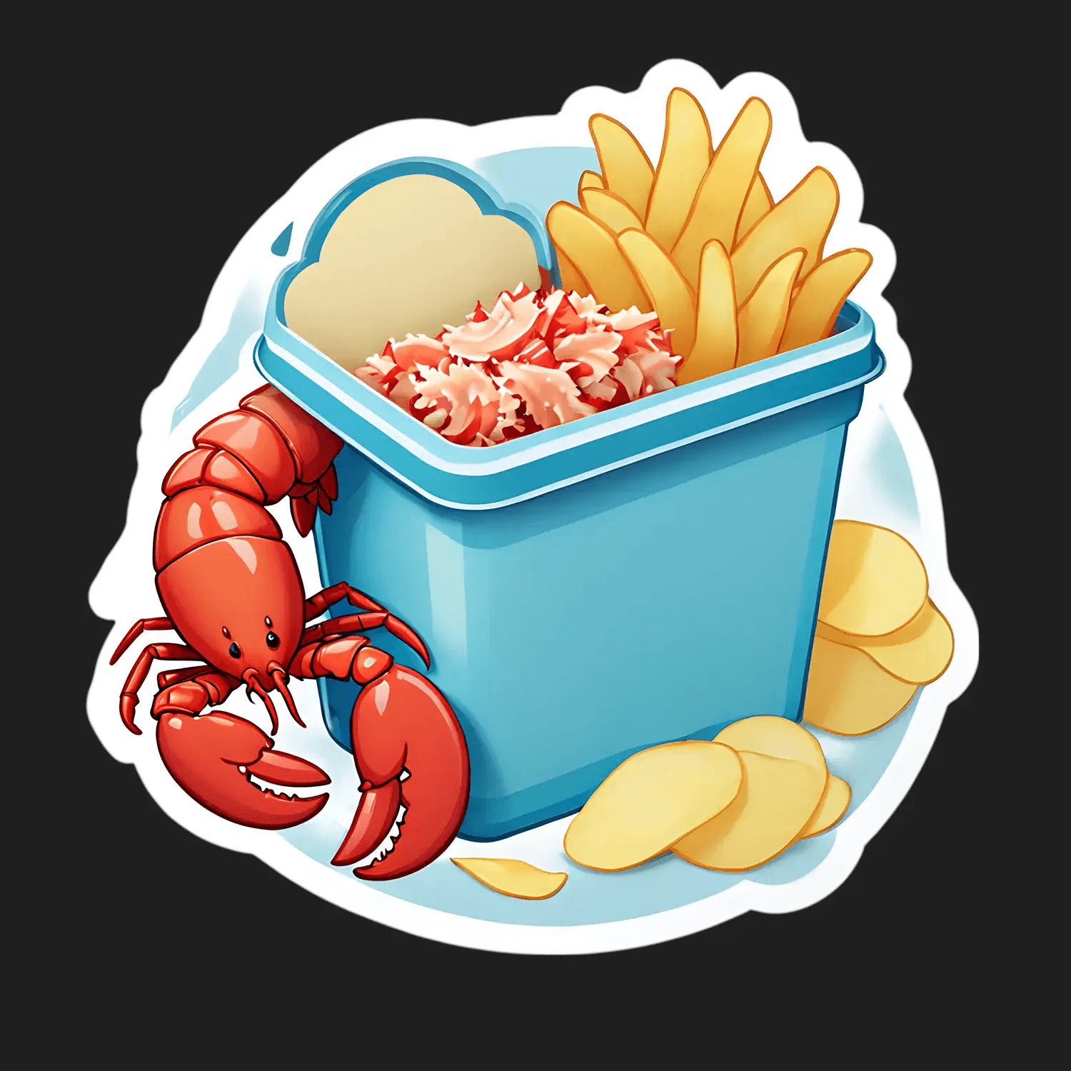 Lobster Feast - Sticker - Heat Press Transfer