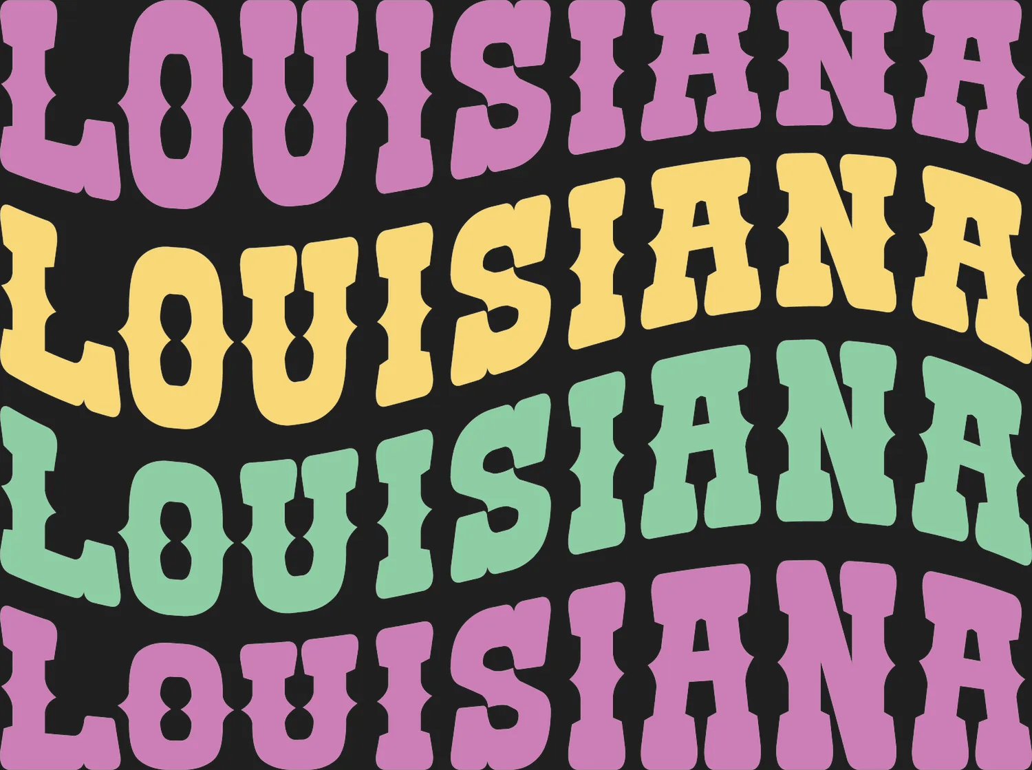Louisiana Pride - DTF Ready to Press - Heat Press Transfer