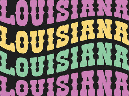 Louisiana Pride - DTF Ready to Press - Heat Press Transfer