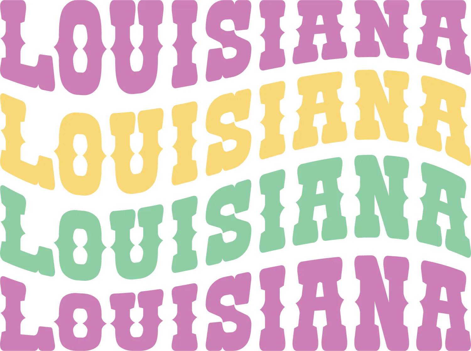 Louisiana Pride - DTF Ready to Press - Heat Press Transfer