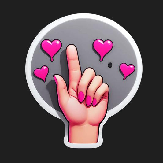 Love Gesture - Sticker - Heat Press Transfer