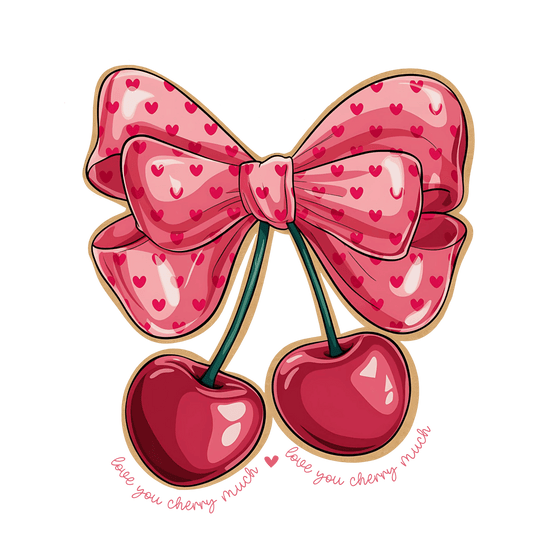 Love You Cherry Much Design | DTF Center - Heat Press Transfer