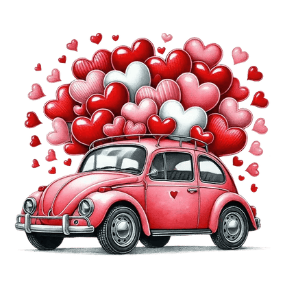 Love in Every Detail: Valentine’s Day 22"x60" Premade DTF Gang Sheet - Heat Press Transfer
