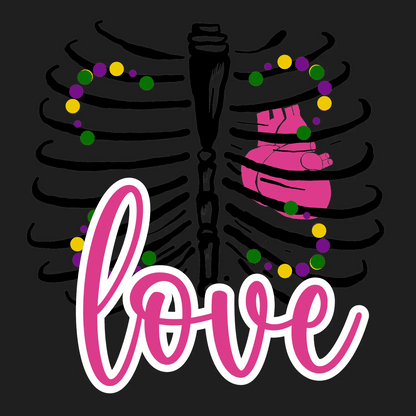 Love Footprint - DTF Ready to Press - Heat Press Transfer