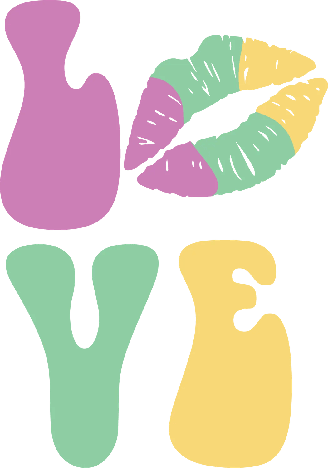 Love Vibes - DTF Ready to Press - Heat Press Transfer