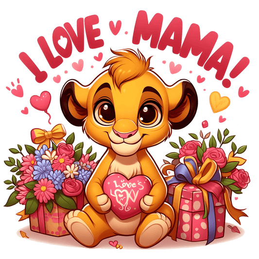 Lovely Mama Design - DTF Ready To Press - Heat Press Transfer