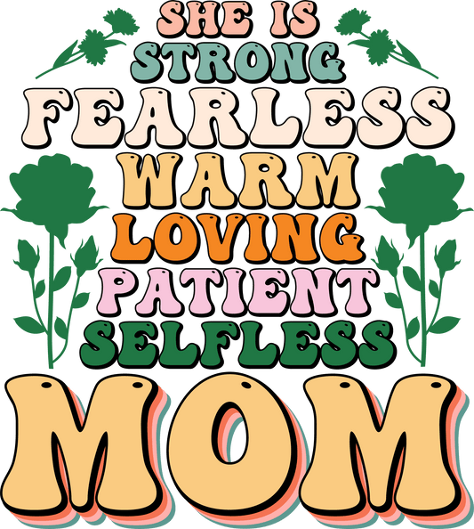 Loving Mom Design - DTF Ready To Press - Heat Press Transfer