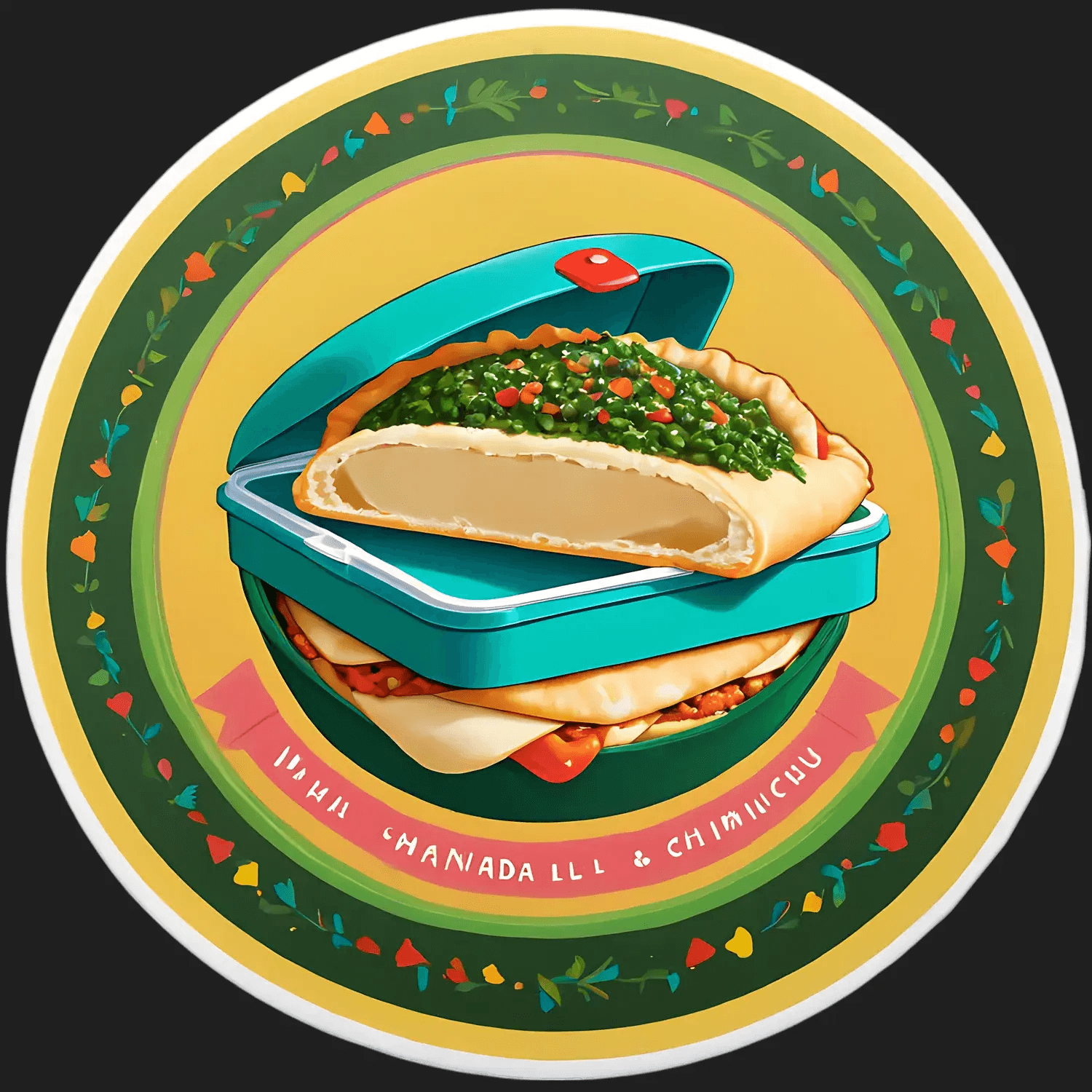 Lunch Box Delight - UV DTF Sticker - Heat Press Transfer