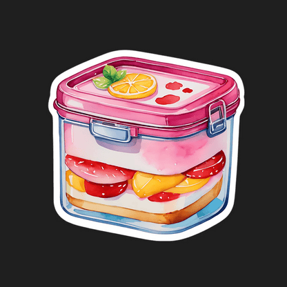 Lunch Box Delight - Sticker - Heat Press Transfer