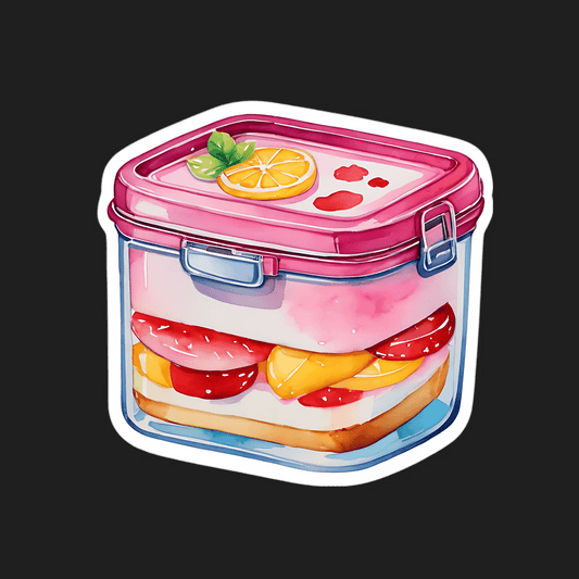 Lunch Box Delight - Sticker - Heat Press Transfer