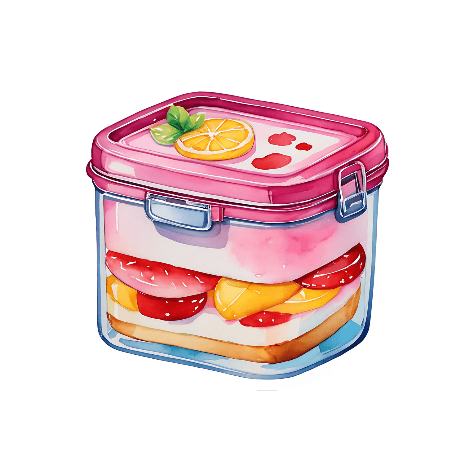Lunch Box Delight - Sticker - Heat Press Transfer