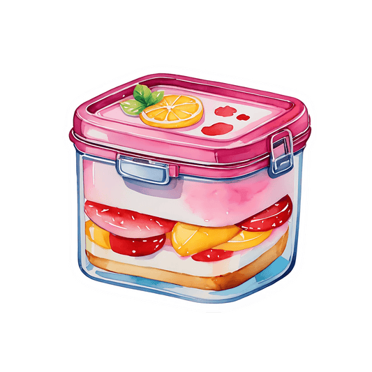 Lunch Box Delight - Sticker - Heat Press Transfer