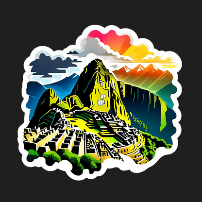 Machu Picchu - Sticker - Heat Press Transfer