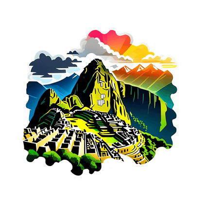 Machu Picchu - Sticker - Heat Press Transfer