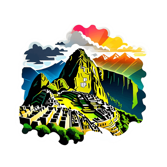 Machu Picchu - Sticker - Heat Press Transfer