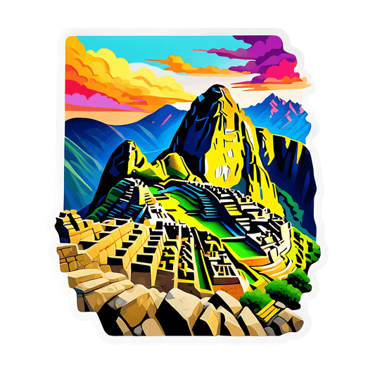 Machu Picchu Sunrise - Sticker - Heat Press Transfer