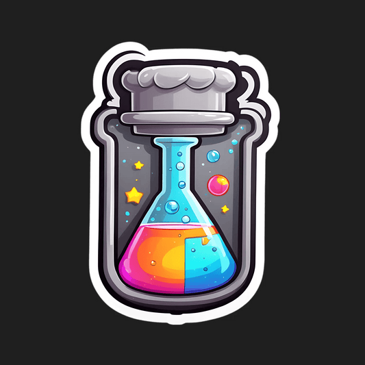 Magic Potion Sticker - Whimsical Laboratory - Heat Press Transfer