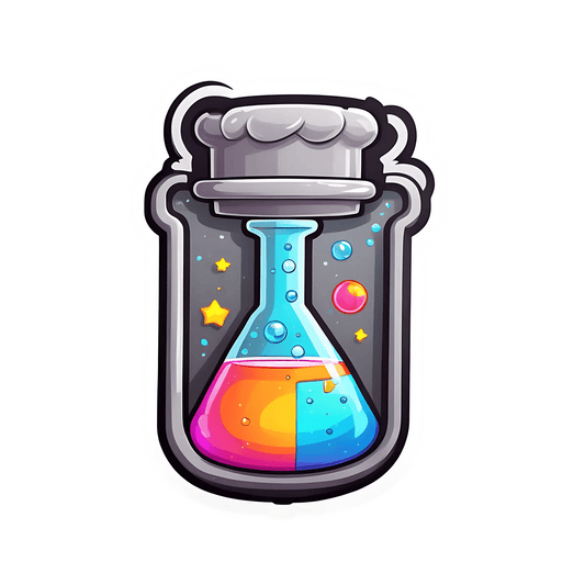 Magic Potion Sticker - Whimsical Laboratory - Heat Press Transfer