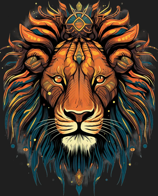 Majestic Lion - DTF Ready to Press - Heat Press Transfer