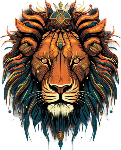 Majestic Lion - DTF Ready to Press - Heat Press Transfer